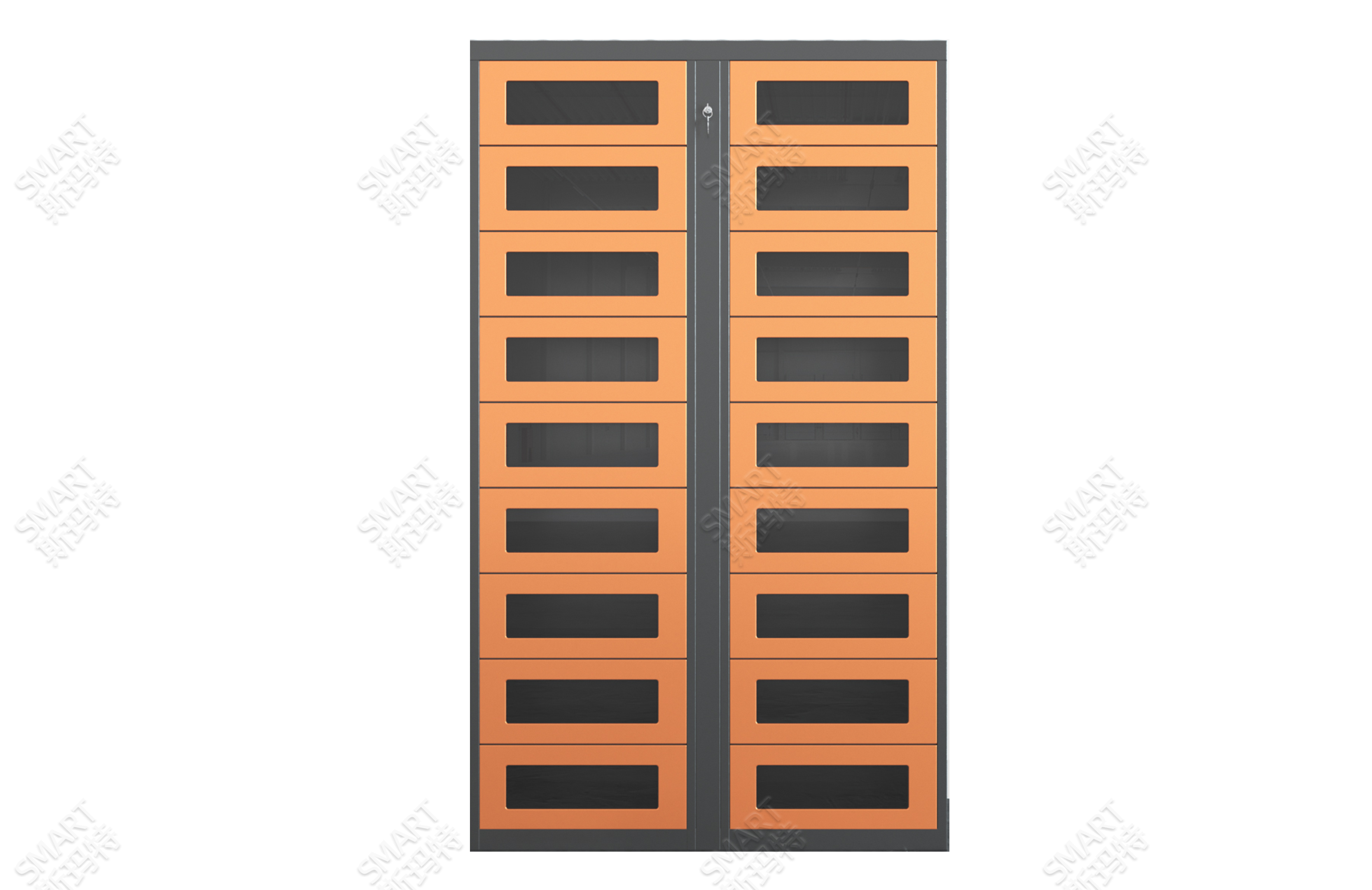 Intelligent tool management cabinet with 18 sub cabinets