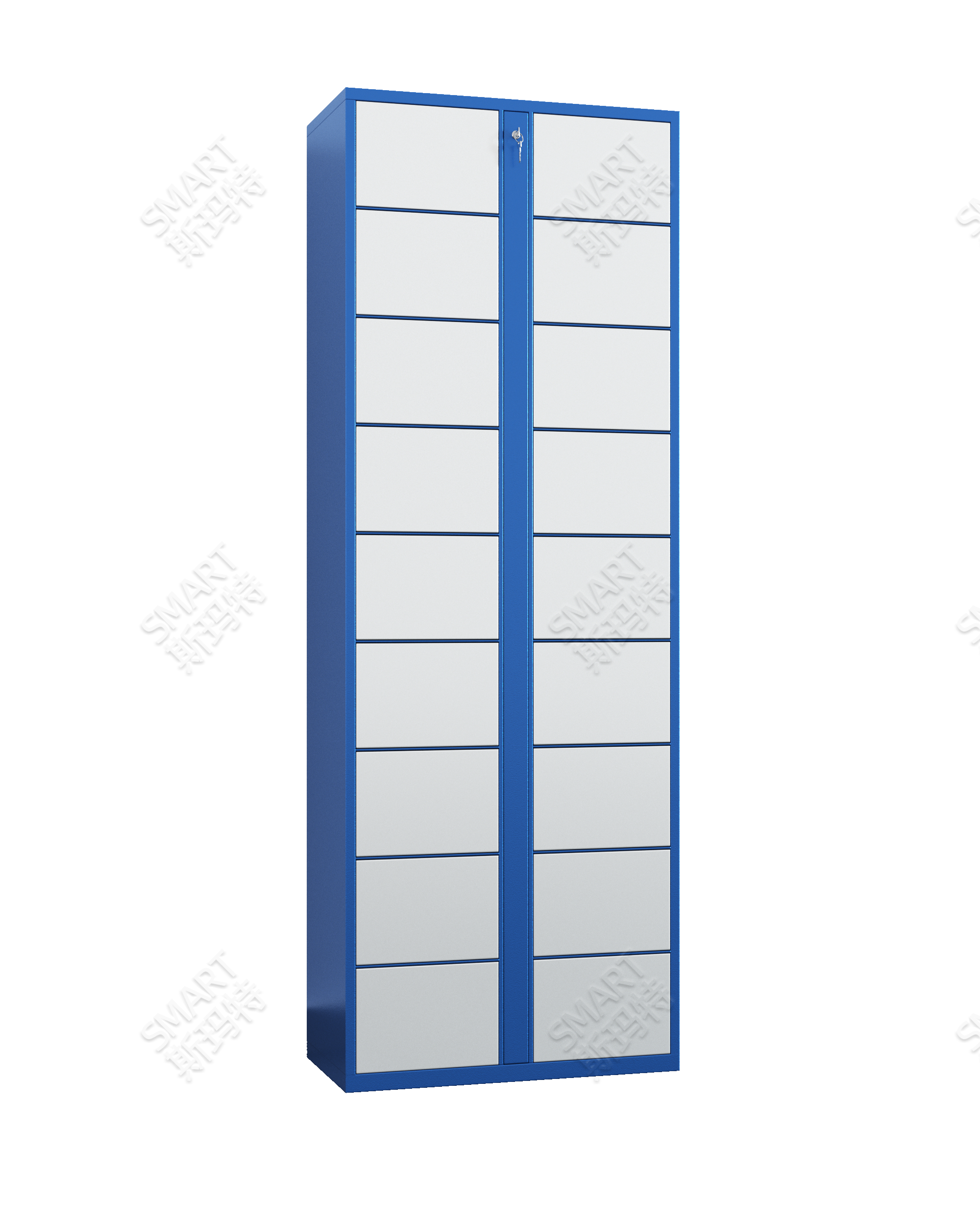 Post station express cabinet with 18 auxiliary cabinets