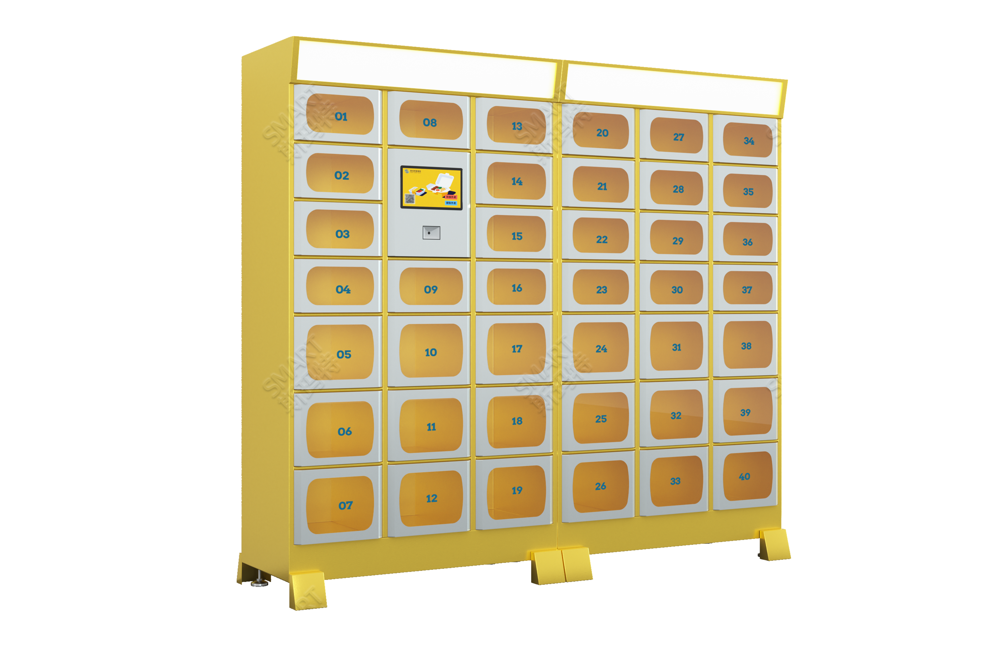 Smart takeaway cabinet combination diagram