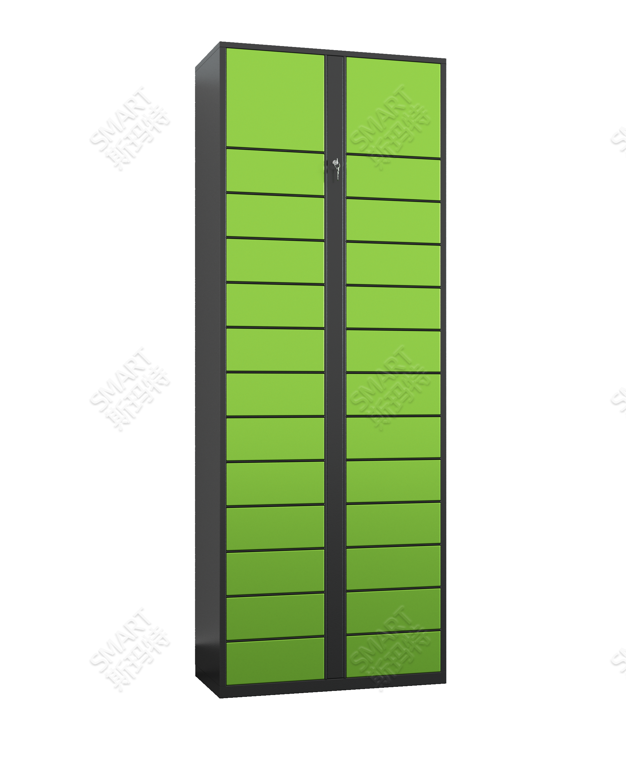 Post station express cabinet with 26 auxiliary cabinets